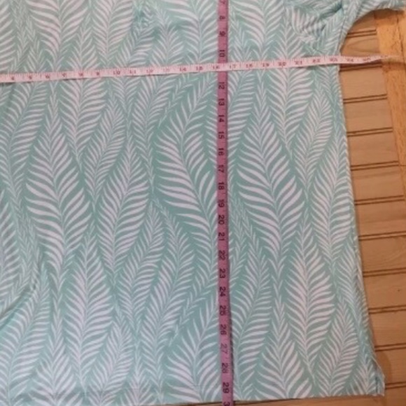 GreenSide Golf Polo Mint Green Sweet Vines Print Mens Polo Shirt  XL - Picture 3 of 8